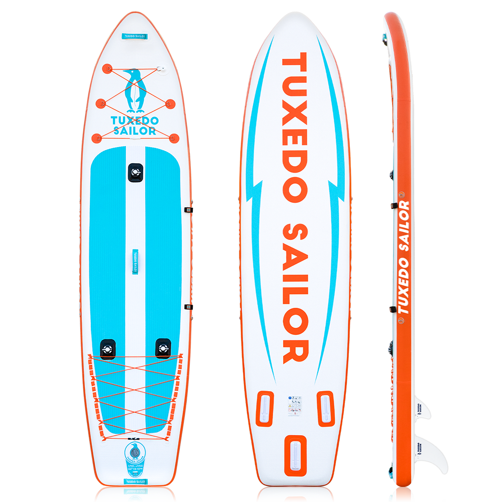 Tuxedo Sailor Paddle Board - Inflatable SUP Cetus 12′ Fishing