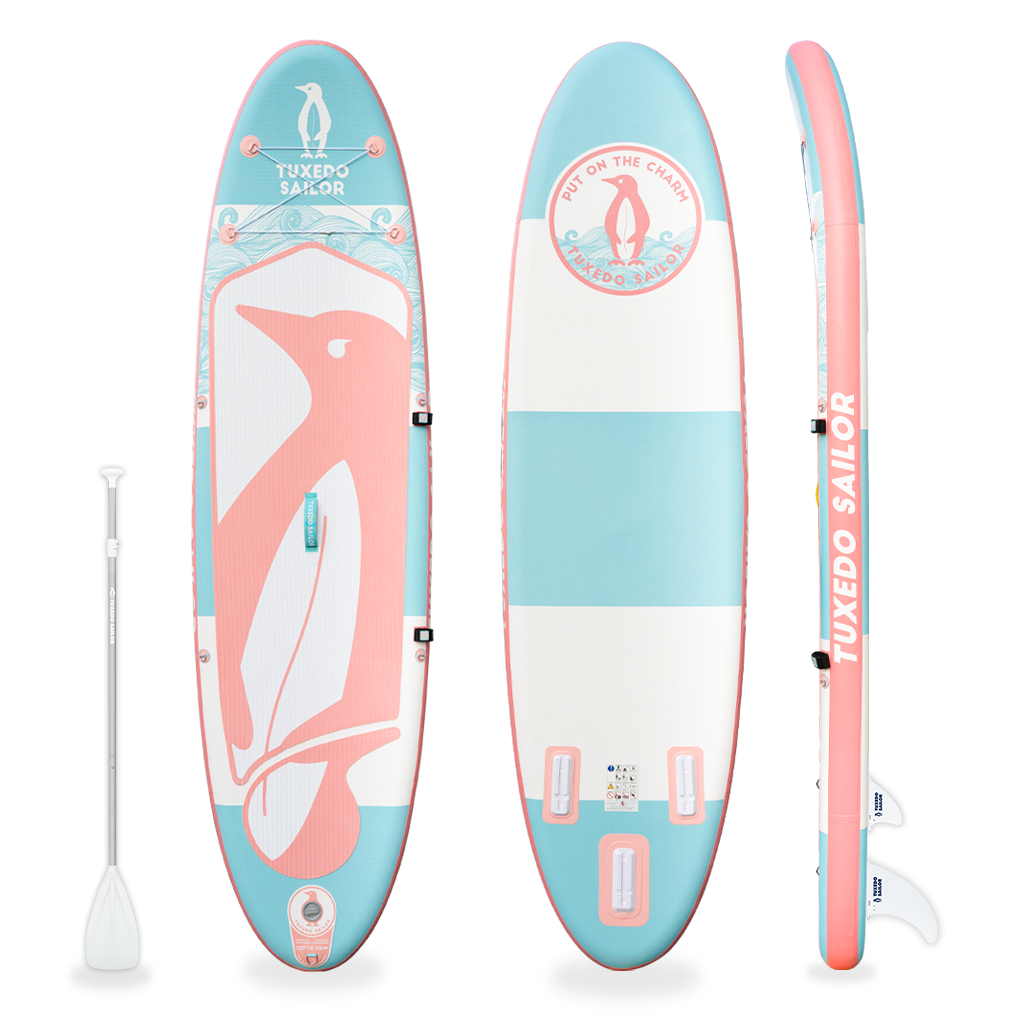 Tuxedo Sailor SUP Gonfiabile - Tavola Da Paddle Board Completa Con Pagaia, Pompa E Zaino - Foto 9