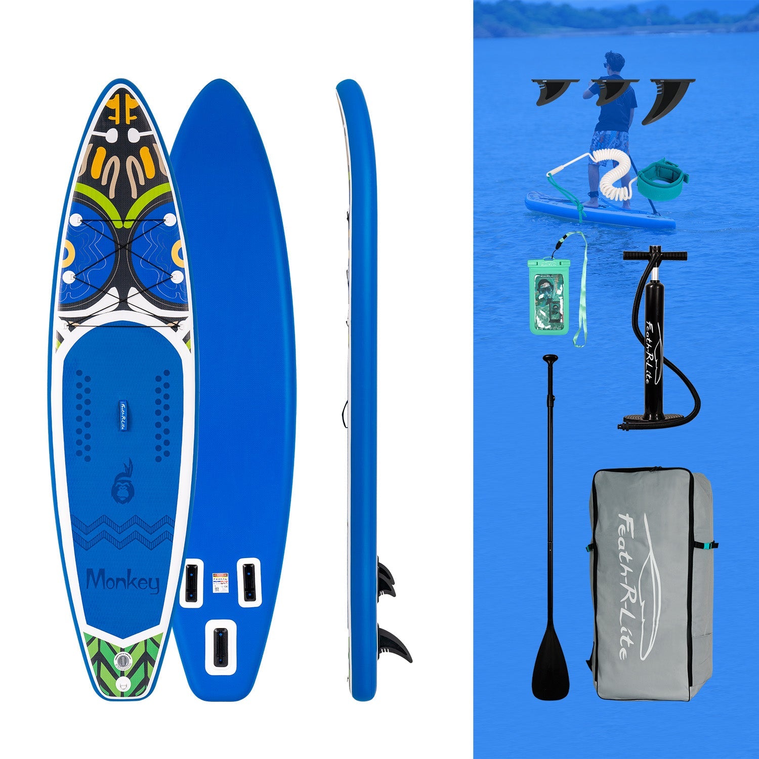 Monkey 11′ Inflatable SUP Board
