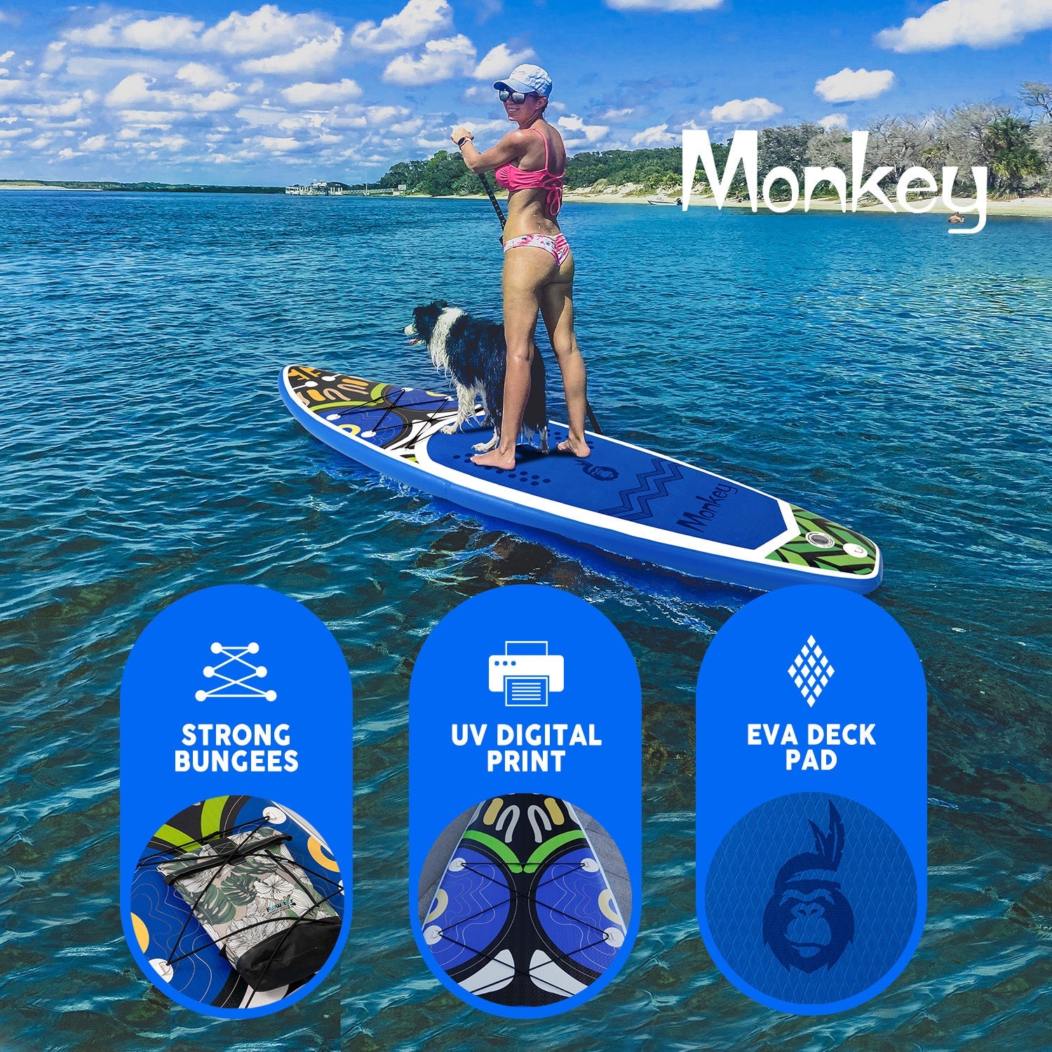 Monkey 11′ Inflatable SUP Board