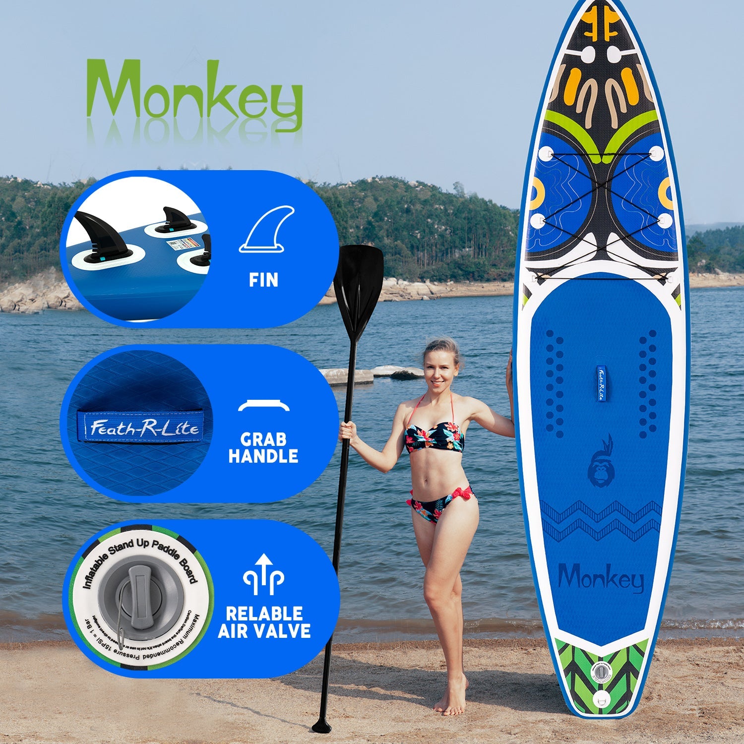 Monkey 11′ Inflatable SUP Board