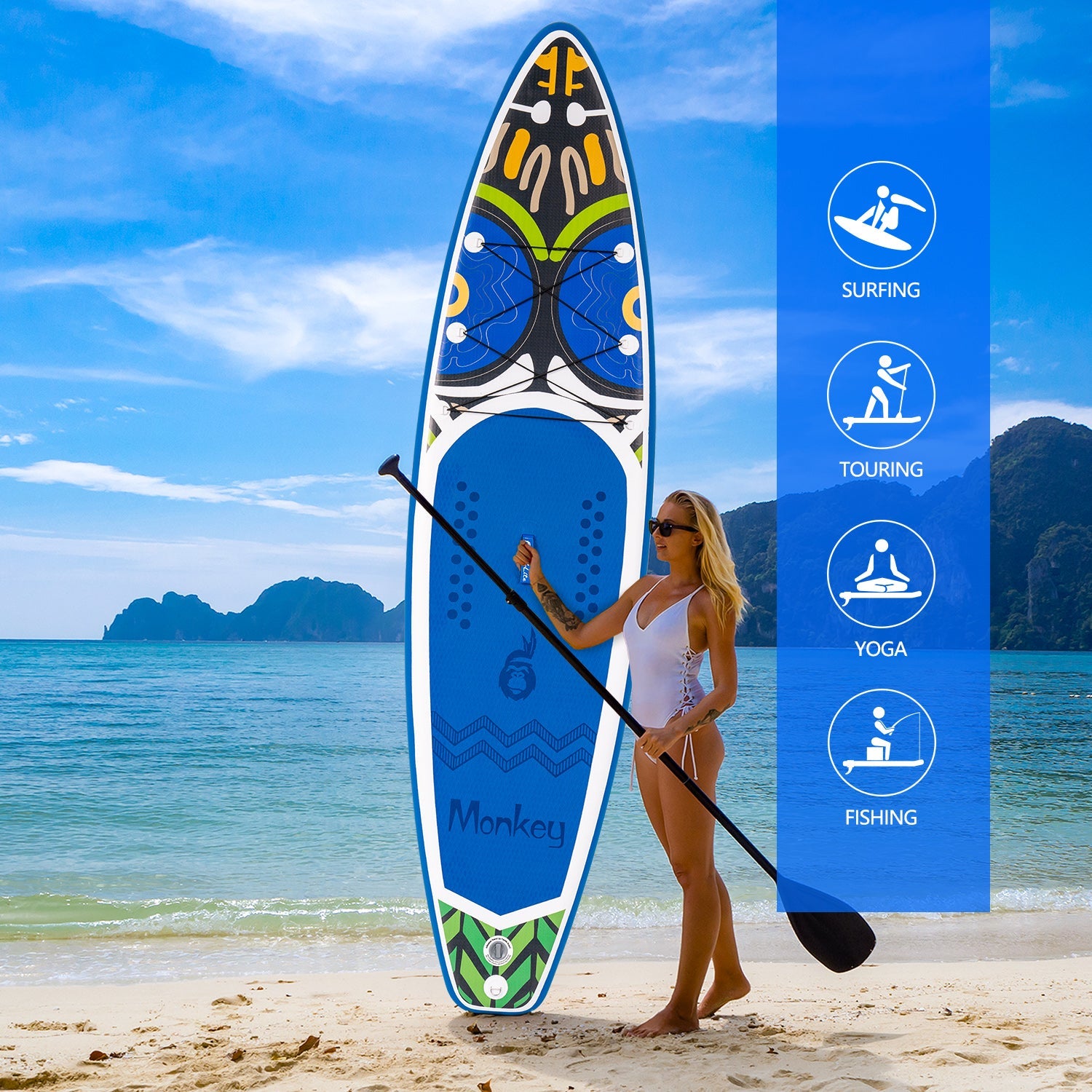 Monkey 11′ Inflatable SUP Board