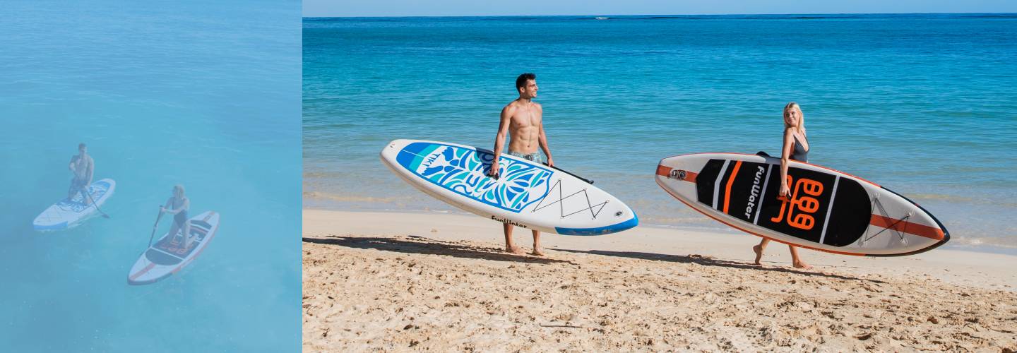 Inflatable paddle board in Europe have summer sale now with up to 200 value off