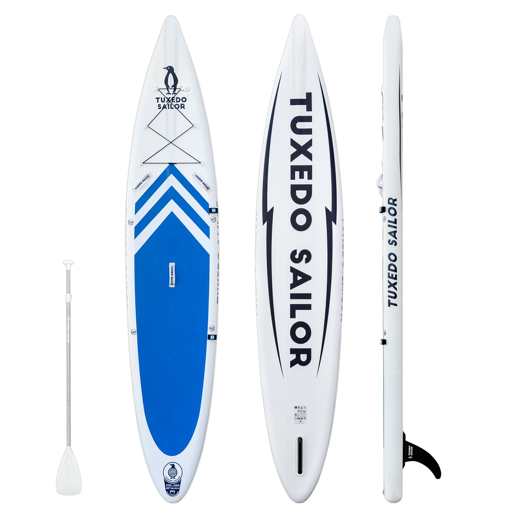 Funwater inflatable stand up paddle board  racing blue board Arrow 12‘6“ outdoor water sports for summer holiday