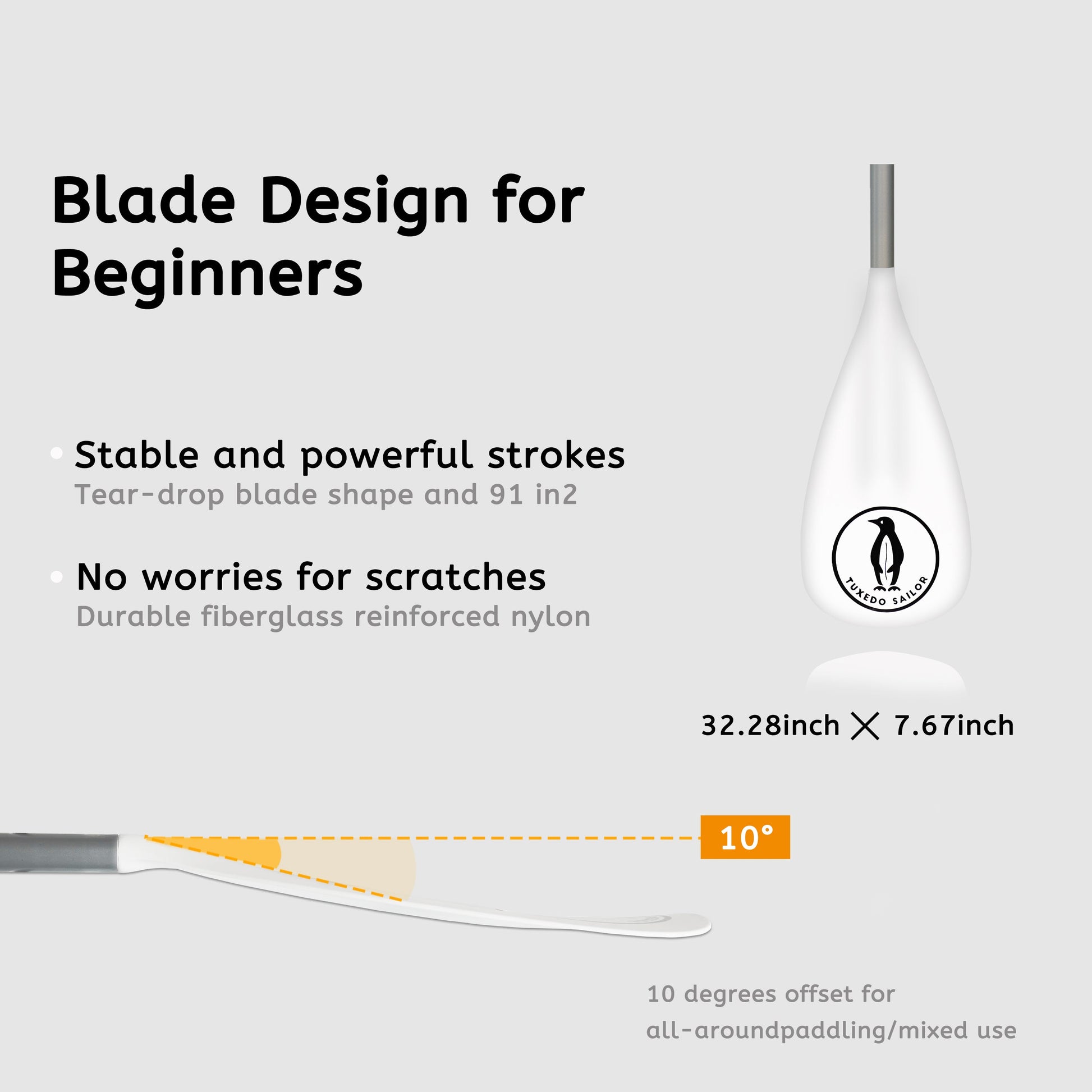 FunWater SUP Paddles - Adjustable Stand Up Paddle 3 Piece Floating Alloy Portable Paddle Board Paddles - Lightweight & Floating oars - Durable and Packable - Efficient Padding