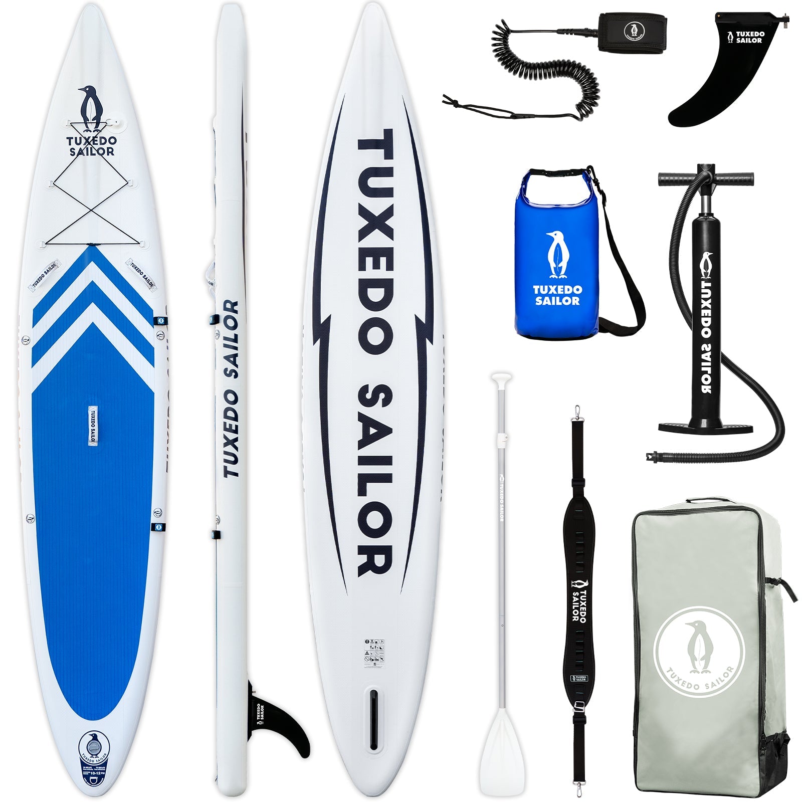 Funwater inflatable stand up paddle board  racing blue board Arrow 12‘6“ outdoor water sports for summer holiday