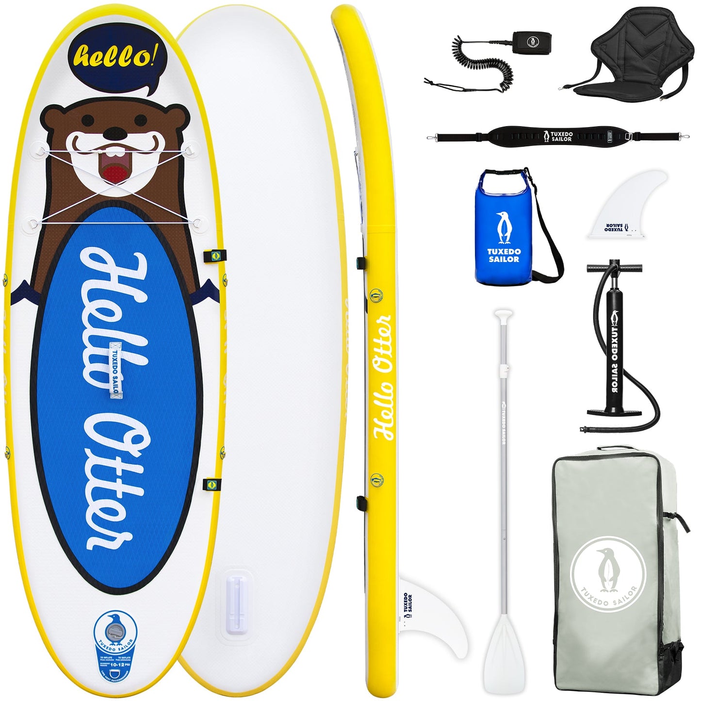 funwater inflatable paddle board designed for children 8' with a sup general seat