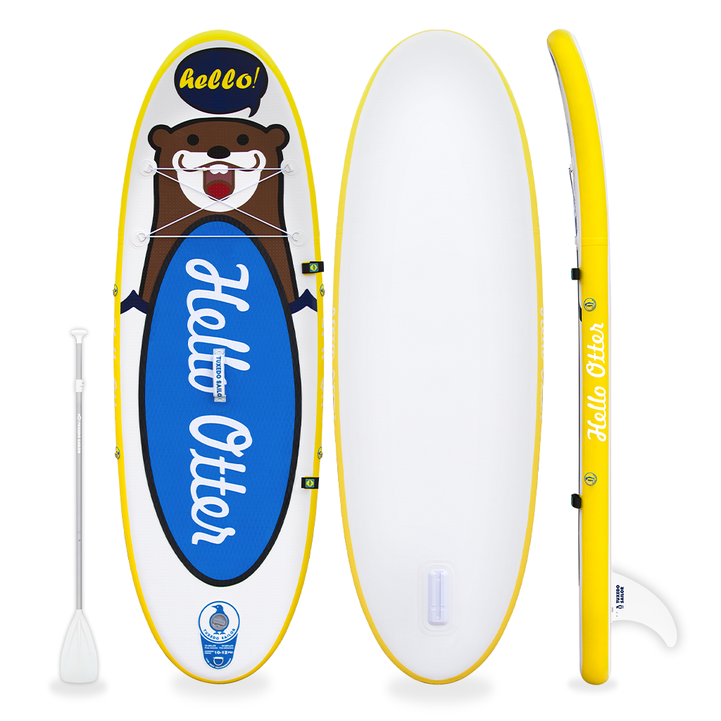 funwater inflatable paddle board designed for children 8'