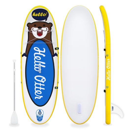 funwater inflatable paddle board designed for children 8'