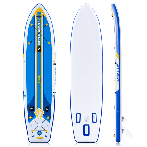 Epic 12′ Inflatable Paddle Board SUP for Fishing